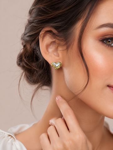 Elegant Beauty With Golden Earring